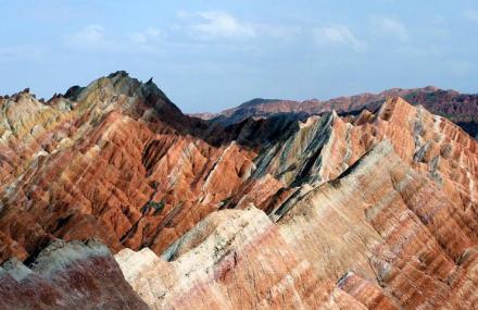 张掖丹霞地质公园图片